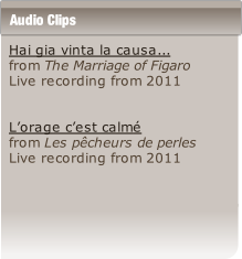 L’orage c’est calmé
from Les pêcheurs de perles
Live recording from 2011